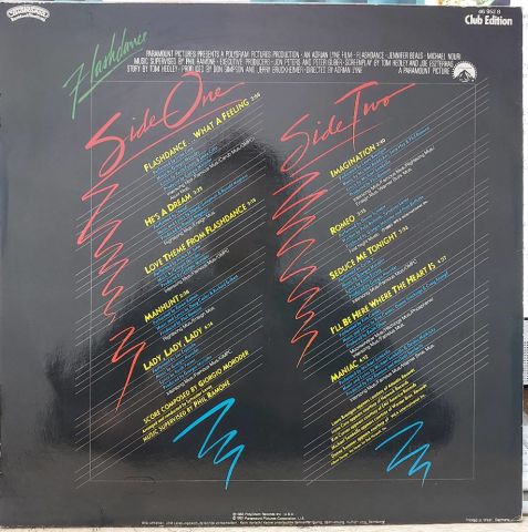 Various – Flashdance (Original Soundtrack From The Motion Picture) LP PLAK