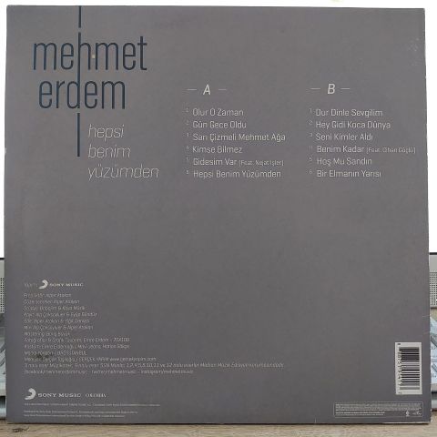Mehmet Erdem – Hepsi Benim Yüzümden LP PLAK