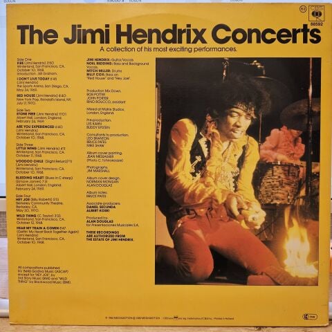 Jimi Hendrix – The Jimi Hendrix Concerts LP PLAK