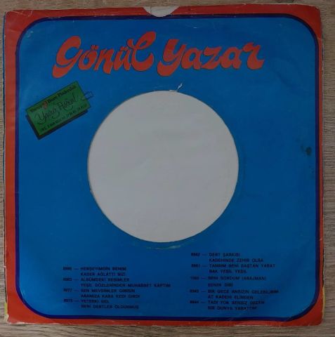 Gönül Yazar – Her Şeyimdin Benim / Kader Ağlattı Bizi 45LİK PLAK