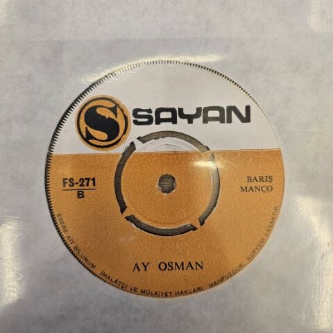 Barış Manço – Bin Boğanın Kızı 45lik Plak