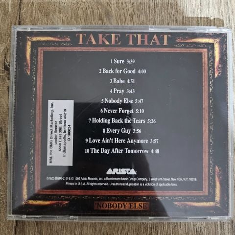 Take That – Nobody Else CD