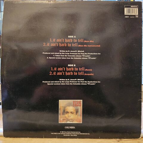 Nas – It Ain't Hard To Tell LP PLAK