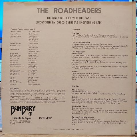 Thoresby Colliery Welfare Band – The Roadheaders LP PLAK