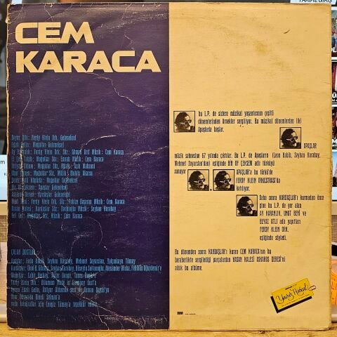 Cem Karaca, Apaşlar, Kardaşlar, Moğollar, Ferdy Klein Orkestrası – Cem Karaca'nın Apaşlar, Kardaşlar, Moğollar Ve Ferdy Klein'a Teşekkürleriyle LP PLAK