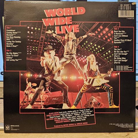Scorpions – World Wide Live LP PLAK