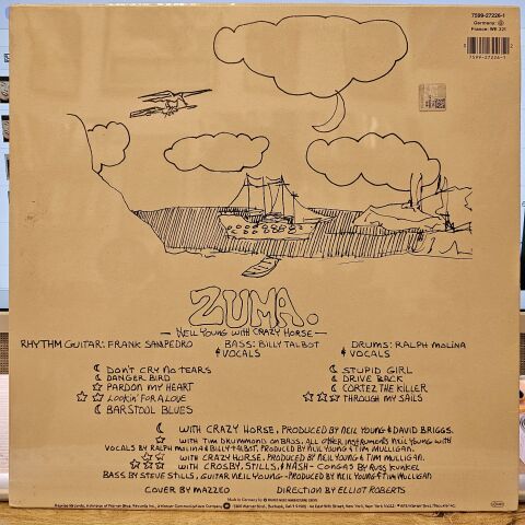 Neil Young With Crazy Horse – Zuma LP PLAK