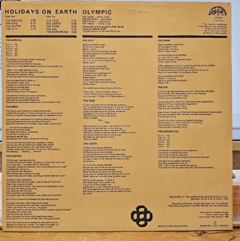 Olympic – Holidays On Earth LP PLAK