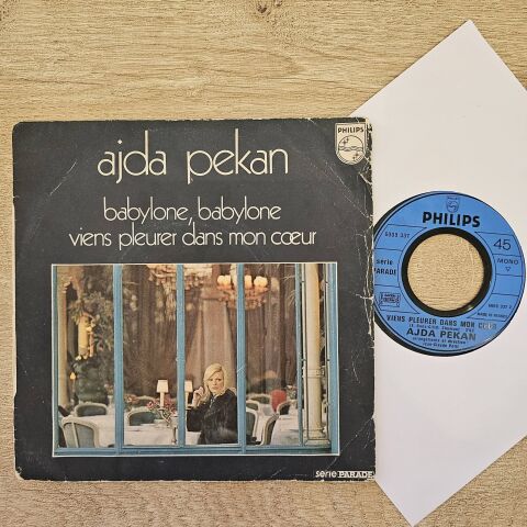 Ajda Pekkan – Babylone, Babylone / Viens Pleurer Dans Mon Cœur 45LİK PLAK...