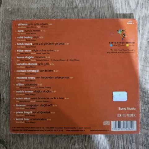 Various – Yüreğimdeki Barış Şarkıları CD