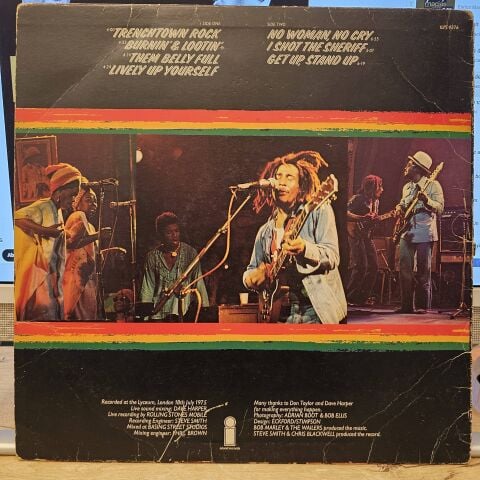 Bob Marley And The Wailers – Live LP PLAK