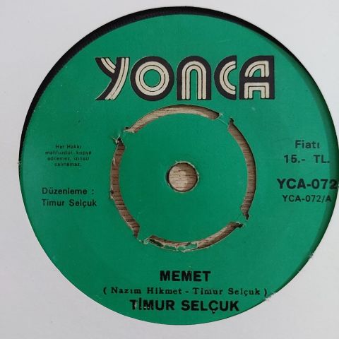 Timur Selçuk – Memet / Pireli Şarkı 45LİK PLAK
