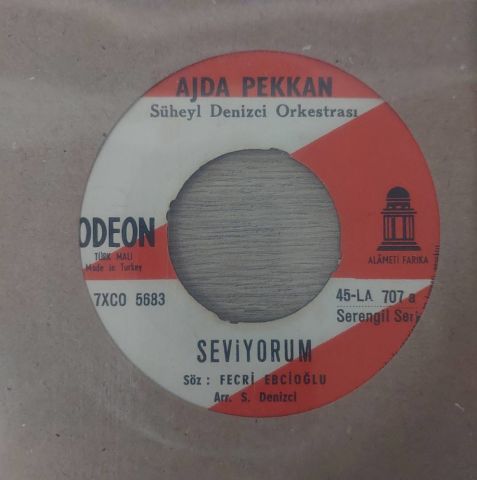 AJDA PEKKAN - İLK OKULDA TANIŞMIŞTIK SEVİYORUM 45LİK PLAK