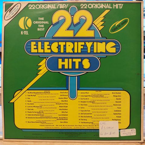 Various – 22 Electrifying Hits LP PLAK