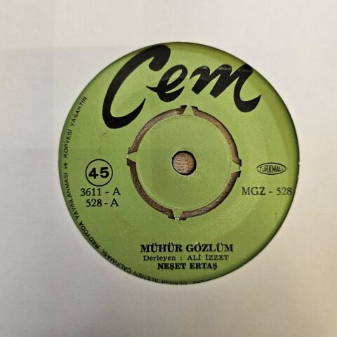 Neşet Ertaş – Mühür Gözlüm 45LİK PLAK