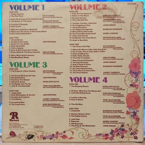 Various – The Encyclopaedia Of Children's Stories & Nursery Rhymes LP PLAK