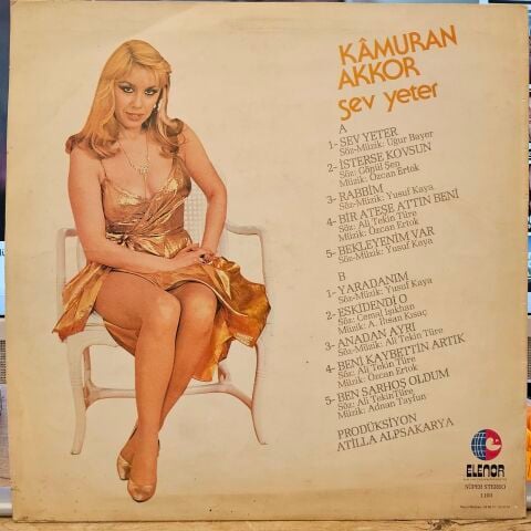 Kâmuran Akkor – Sev Yeter LP PLAK