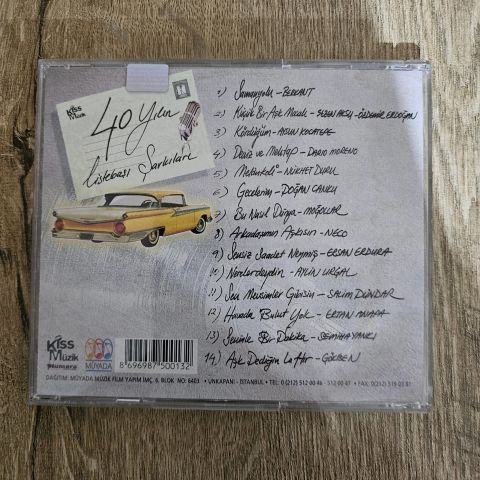Various – 40 Yılın Listebaşı Şarkıları CD