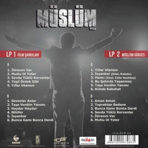 MÜSLÜM GÜRSES - MÜSLÜM BABA FİLM MÜZİKLERİ LP PLAK