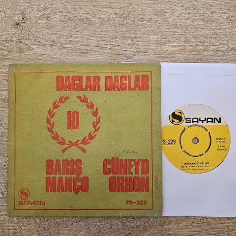 BARIŞ MANÇO - DAĞLAR DAĞLAR 45LİK PLAK
