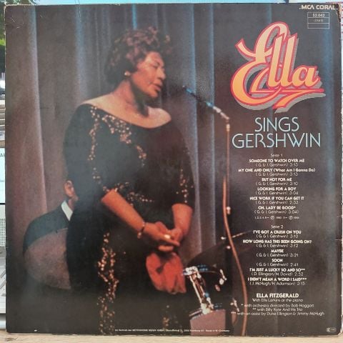 Ella Fitzgerald – Ella Sings Gershwin LP PLAK