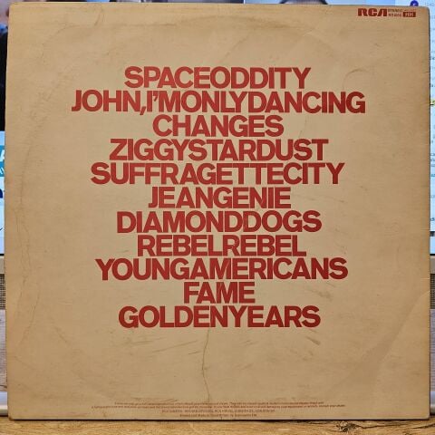 David Bowie – ChangesOneBowie LP PLAK