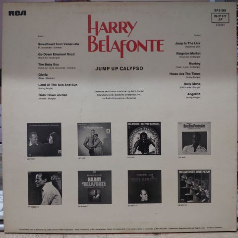 Harry Belafonte – Jump Up Calypso LP PLAK