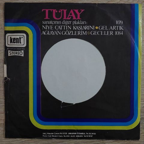 Tülay – İkimiz Bir Fidanız 45LİK PLAK