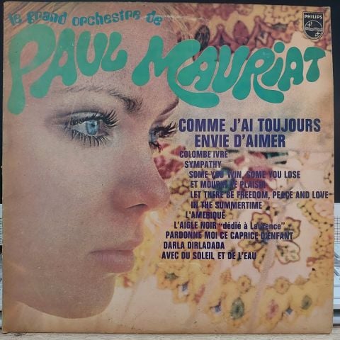 Le Grand Orchestre De Paul Mauriat – Comme J'ai Toujours Envie D'aimer LP PLAK