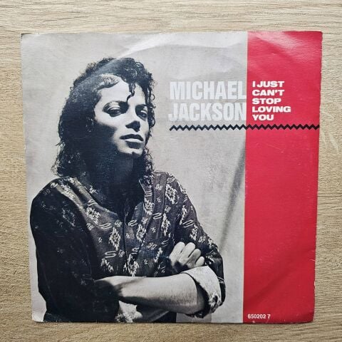 Michael Jackson – I Just Can't Stop Loving You 45LİK PLAK