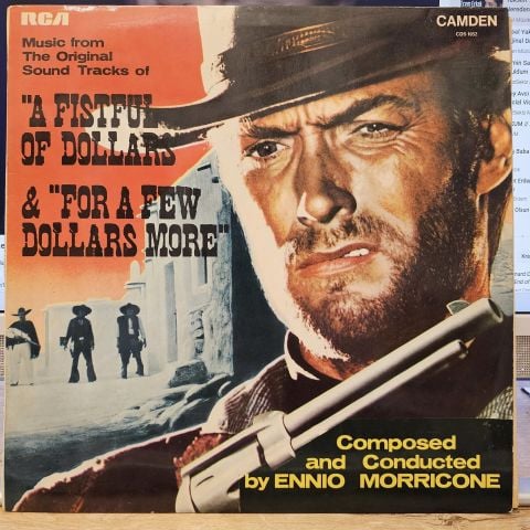 Ennio Morricone – Music From The Original Sound Tracks Of ''A Fistful Of Dollars'' & ''For A Few Dollars More'' LP PLAK...
