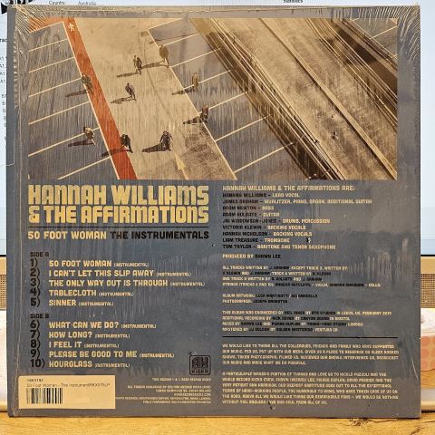 Hannah Williams & The Affirmations – 50 Foot Woman - The Instrumentals LP PLAK (RENKLİ PLAK ŞEFFAF)