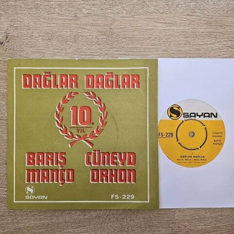 BARIŞ MANÇO - DAĞLAR DAĞLAR 45LİK PLAK