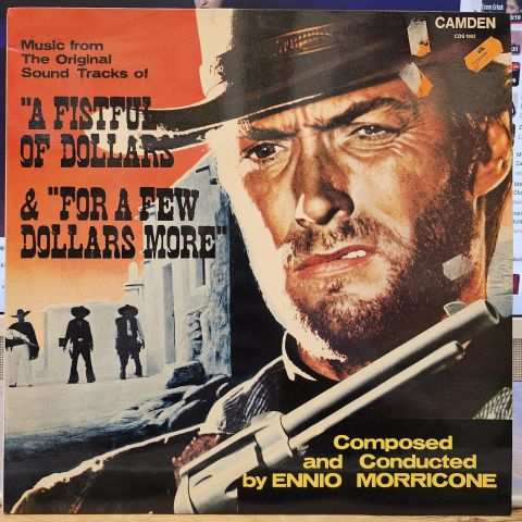 Ennio Morricone – Music From The Original Sound Tracks Of ''A Fistful Of Dollars'' & ''For A Few Dollars More'' LP PLAK...