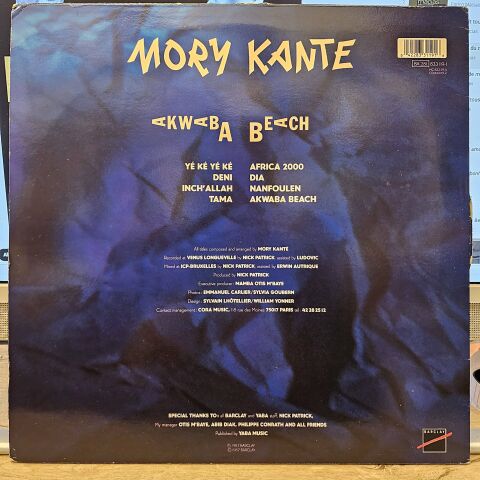 Mory Kante – Akwaba Beach  LP PLAK