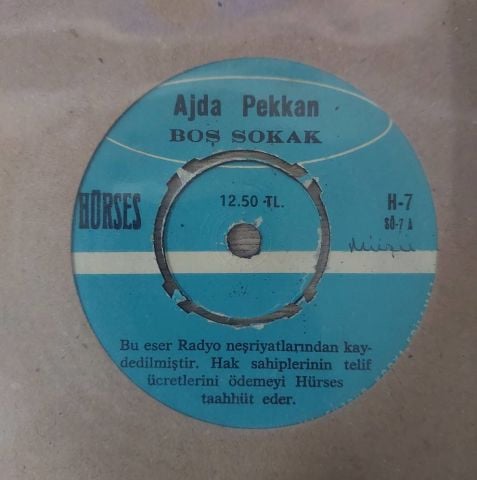 AJDA PEKKAN - BOŞ SOKAK 45LİK PLAK