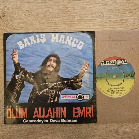 Barış Manço, Kurtalan Ekspres – Ölüm Allahın Emri / Gamzedeyim Deva Bulmam 45LİK PLAK...