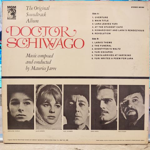 Maurice Jarre – Doctor Schiwago - The Original Soundtrack Album LP PLAK