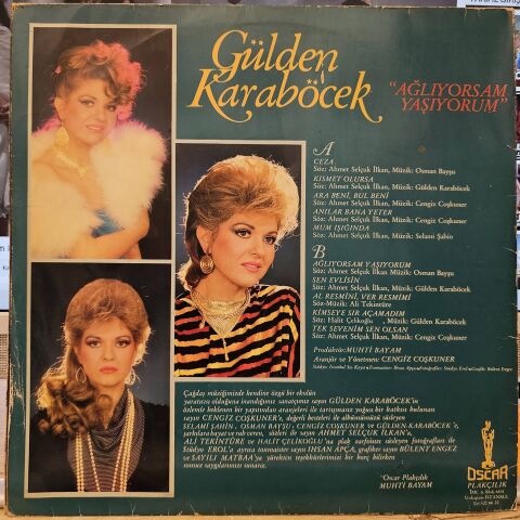 GÜLDEN KARABÖCEK - AĞLIYORSAM YAŞIYORUM LP PLAK