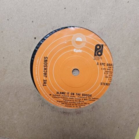 The Jacksons – Blame It On The Boogie 45LİK PLAK