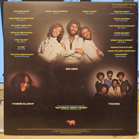 Various – Saturday Night Fever (The Original Movie Sound Track) LP PLAK