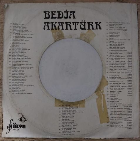 Bedia Akartürk – Leyla Leyla Yar Leyla / Aman Telli̇ Turnam 45LİK PLAK