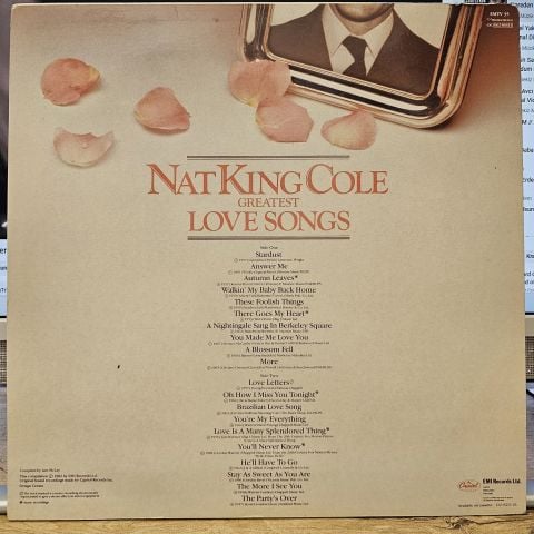 Nat King Cole – 20 Greatest Love Songs LP PLAK