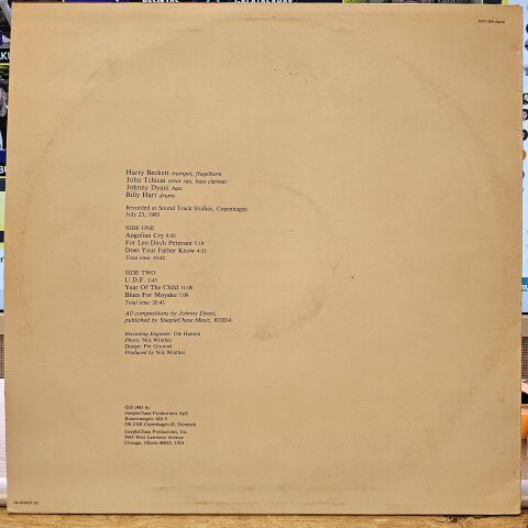 Johnny Dyani Quartet – Angolian Cry LP PLAK