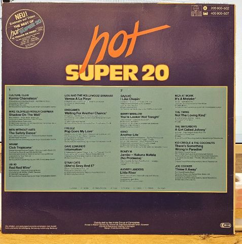 Various – Hot Super 20 LP PLAK